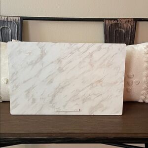 White Marble Laptop Table for legs